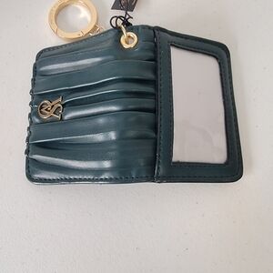 Victoria's Secret Teal Quilted Card Holder